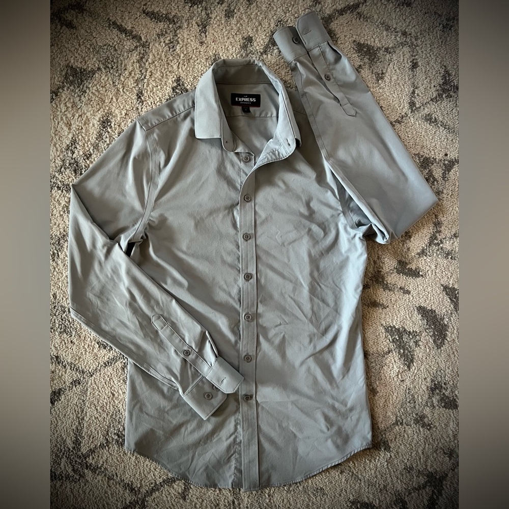 Men’s Express long sleeve button down